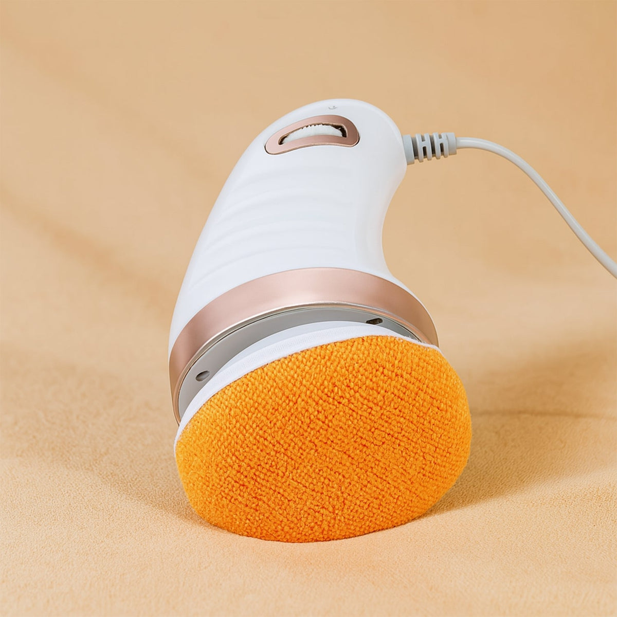 VelvaBloom electric handheld massager with 3 washable pads for body sculpting. Main image