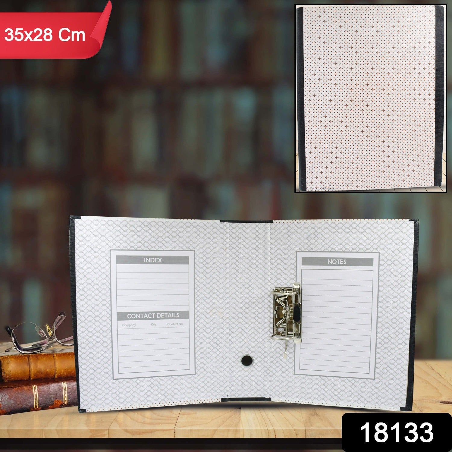 Button Clip Box File – A4 Document Organizer | Folderize Secondary image