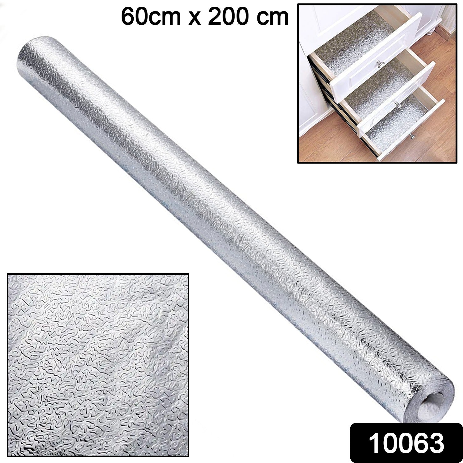 Self-Adhesive Aluminum Foil Wallpaper – Heat-Resistant | Secondary image
