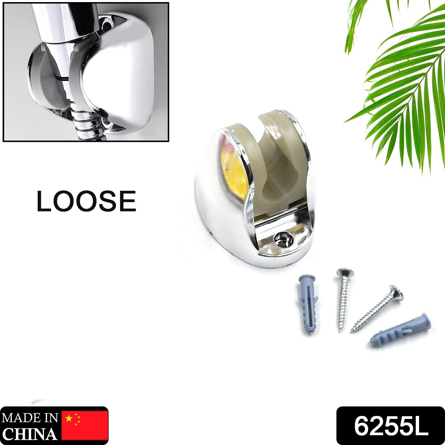 Adjustable Hand Shower Holder – Easy Install Bracket | Mist & Relax Secondary image
