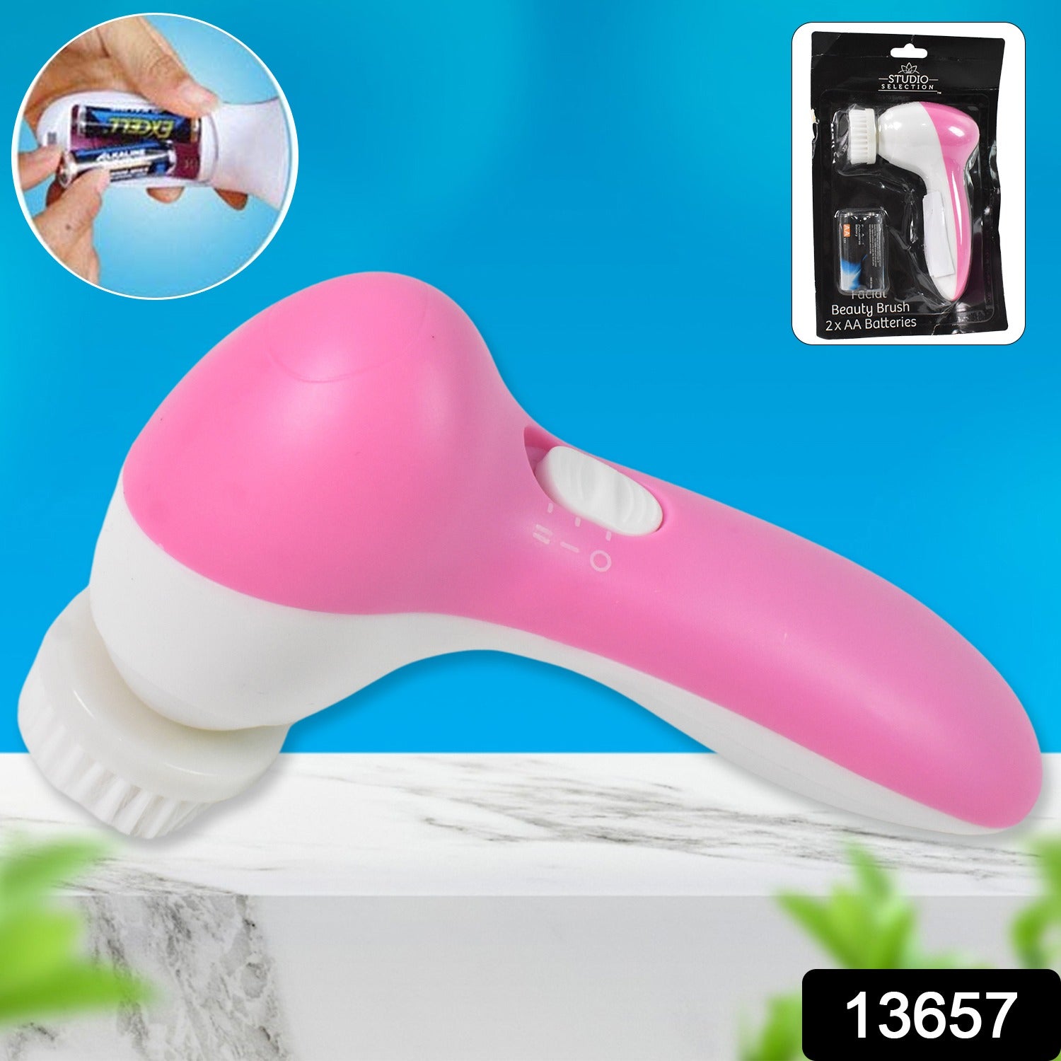 Facial Cleansing Brush – Waterproof Deep Cleansing | Calm & Curl Secondary image