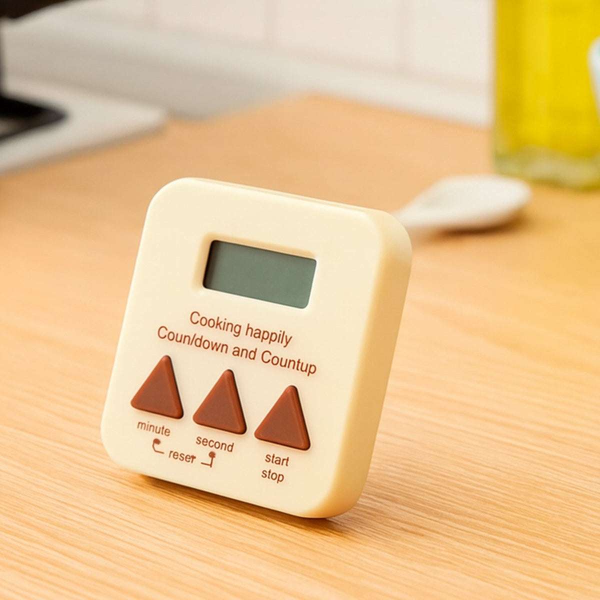 VoltDesk Digital Kitchen Timer with a clear, large display on a clean background. Main image