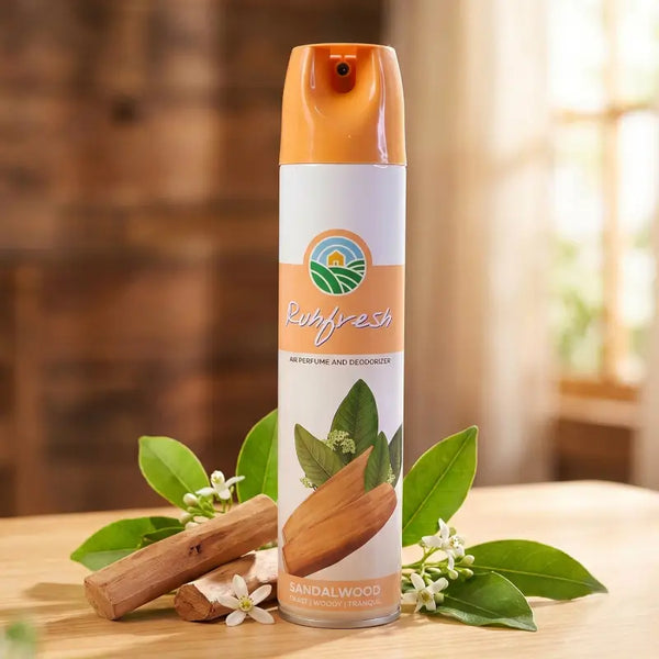 Sandalwood Air Freshener Spray 220ml – Long Lasting Room Fragrance