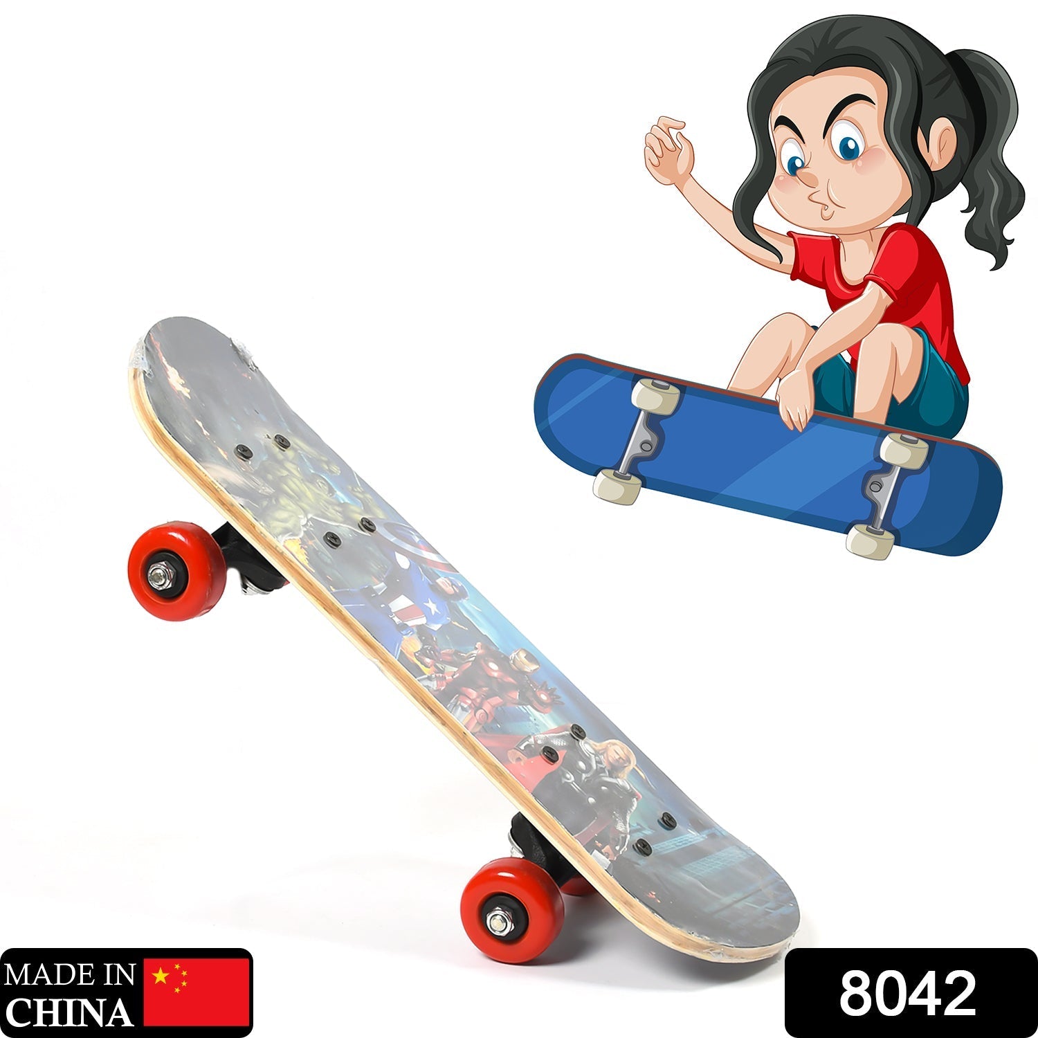 Wood Skateboard – Lightweight & Durable for All Ages | Konex Secondary image