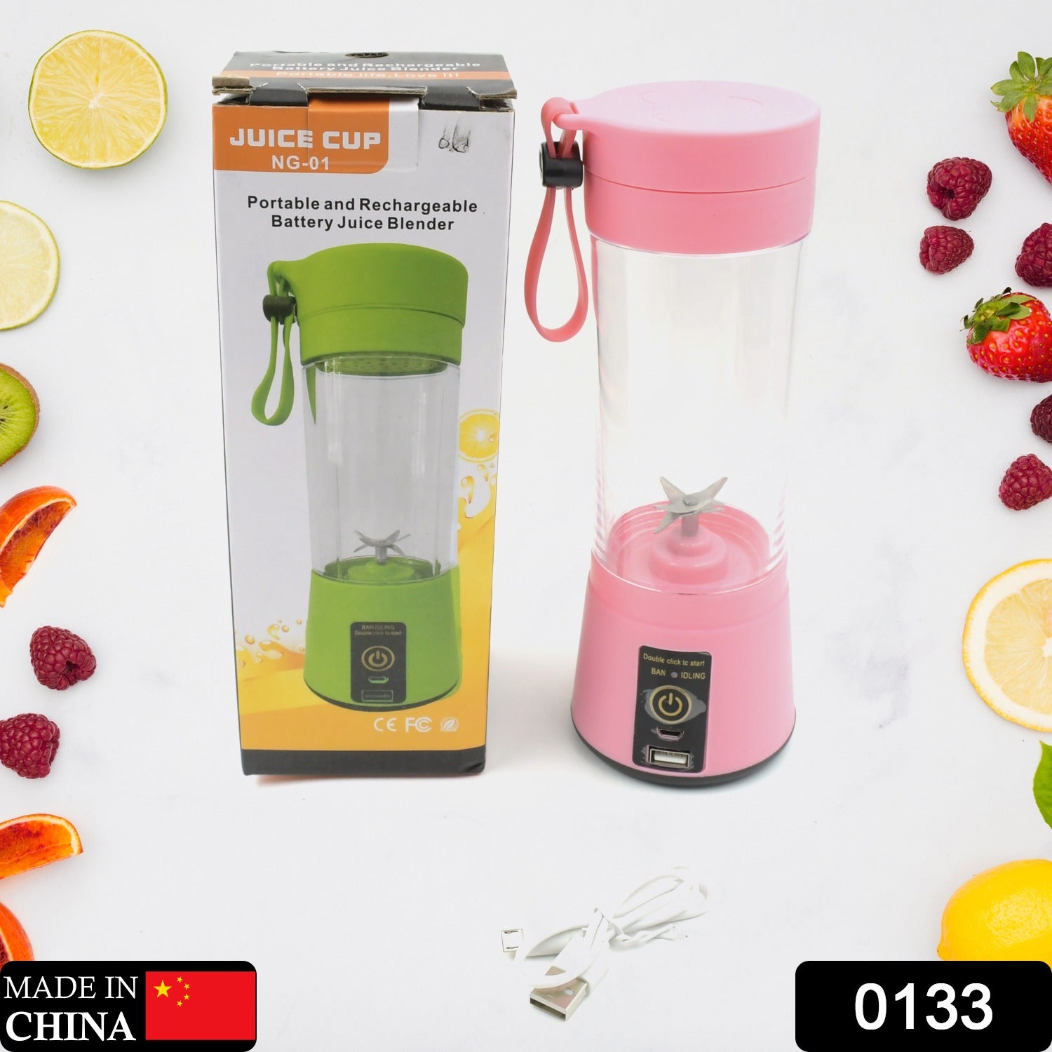 Portable USB Electric Juicer – 6-Blade Blender & Shaker | Chef’s Embrace Secondary image