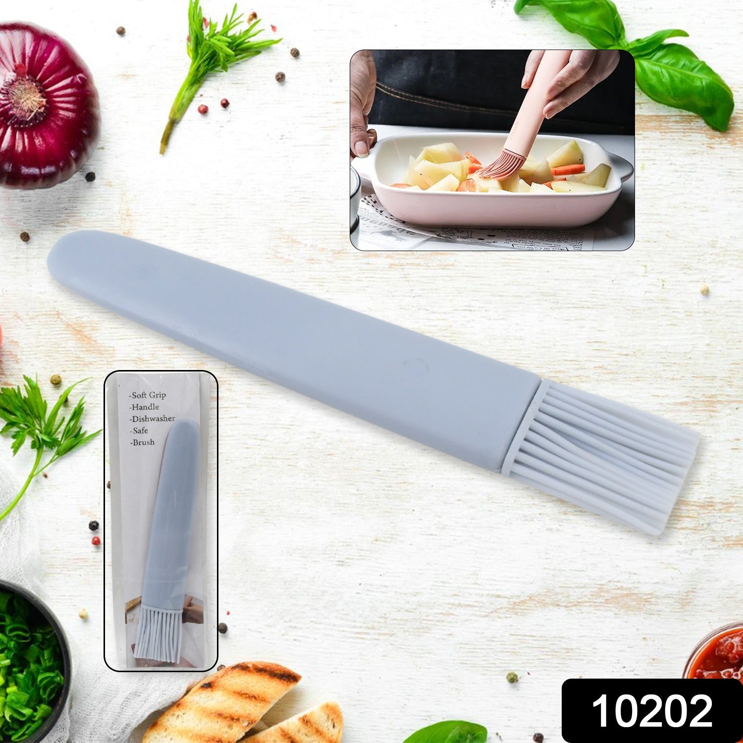 Silicone Pastry Brush – Heat-Resistant Basting Tool | Bake & Dwell Secondary image