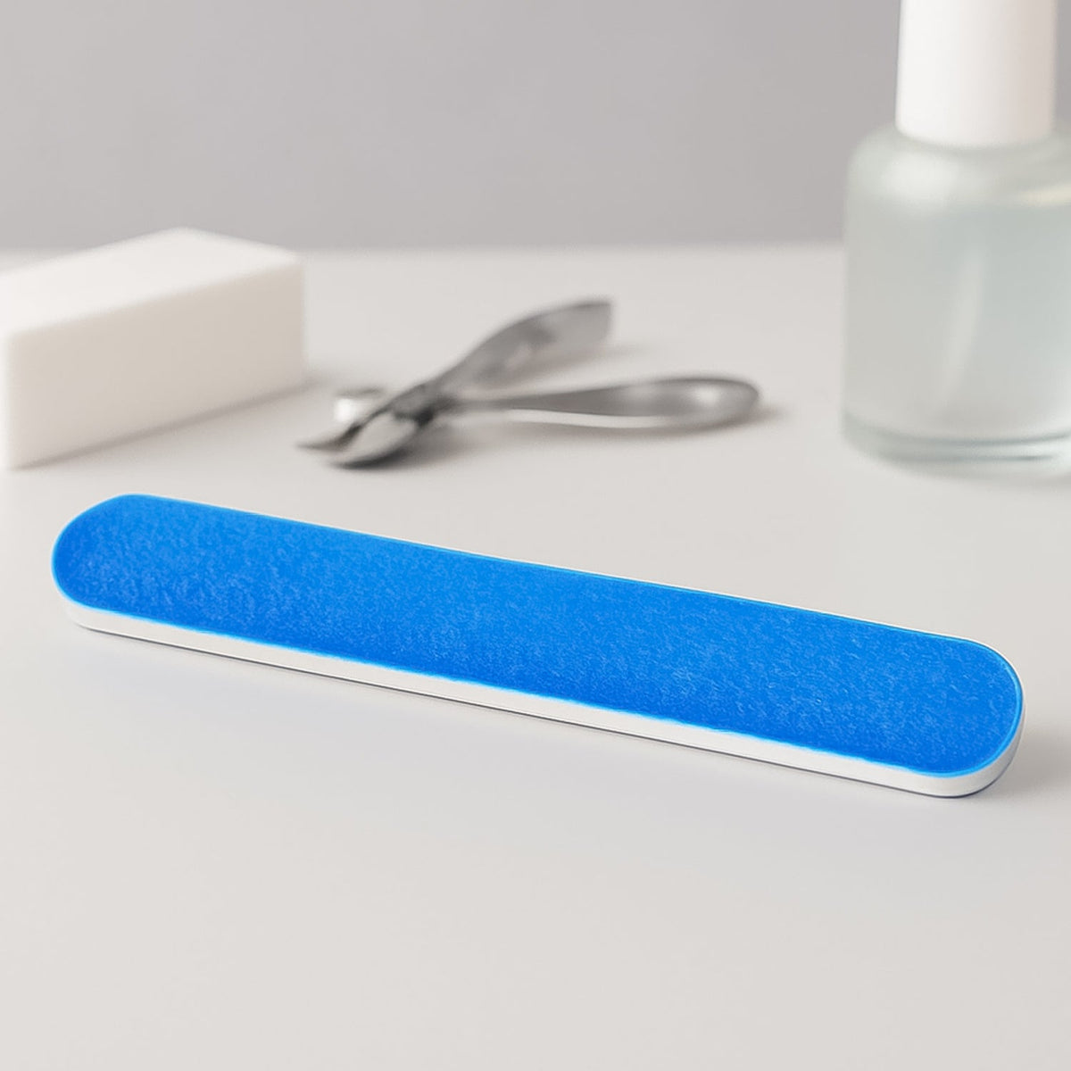 Professional nail file double sided 18 cm for precise nail shaping by AuriGlam Main image