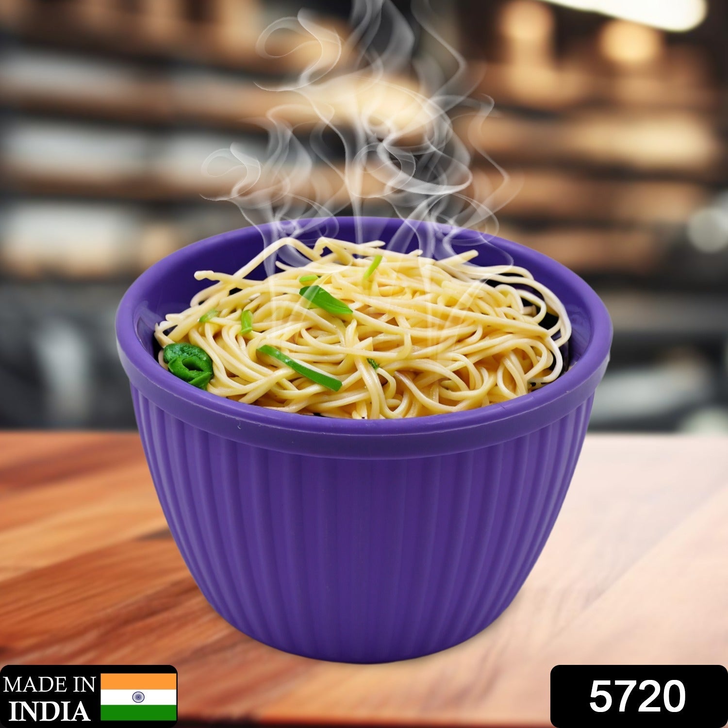 Plastic Noodles Bowl – Microwave Safe, Multi-Purpose | Packorra Secondary image