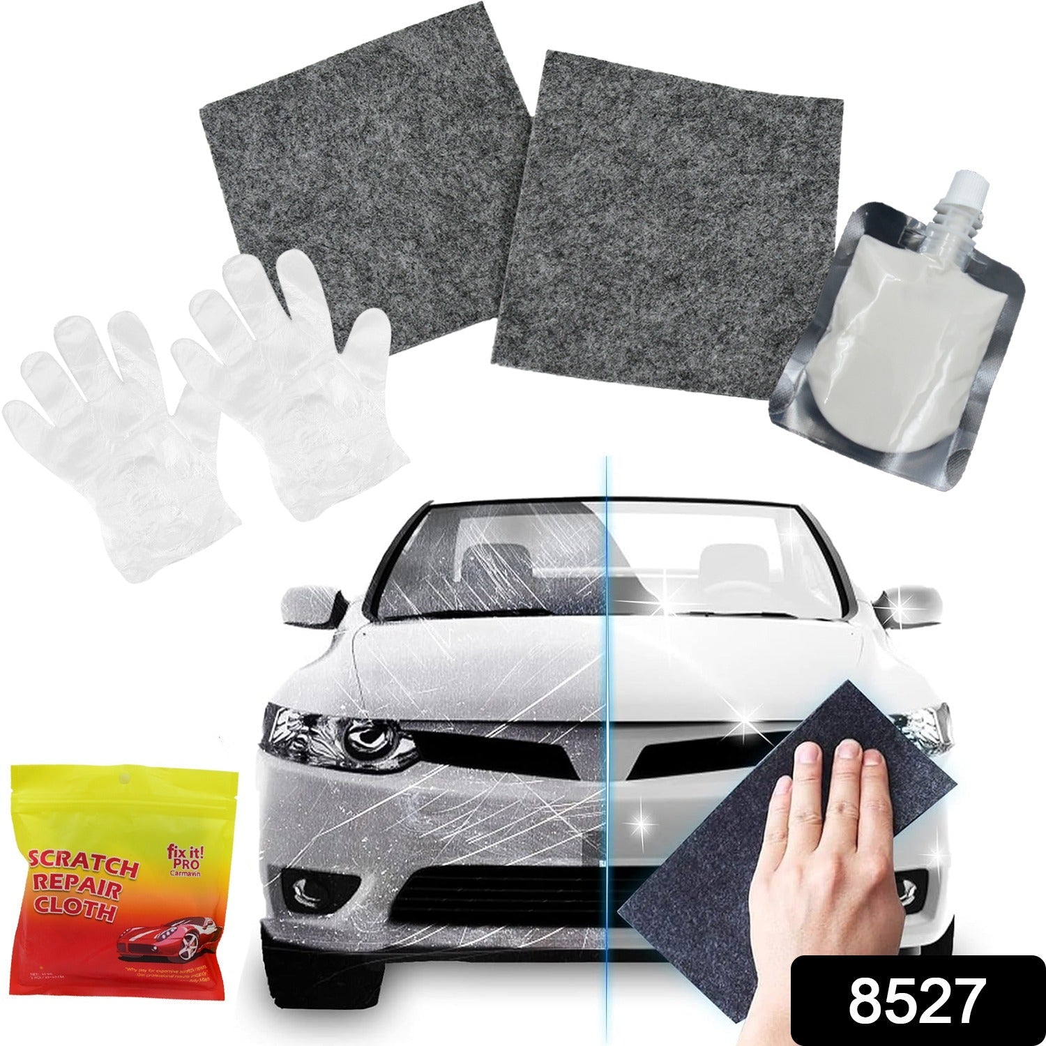 Car Scratch Remover Kit – Nano Magic for Paint Repair | PowerPulse Secondary image