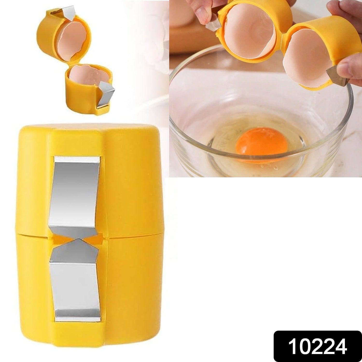 Egg Shell Opener – Handheld Egg Cracker Tool for Raw Eggs | Quickslice Secondary image