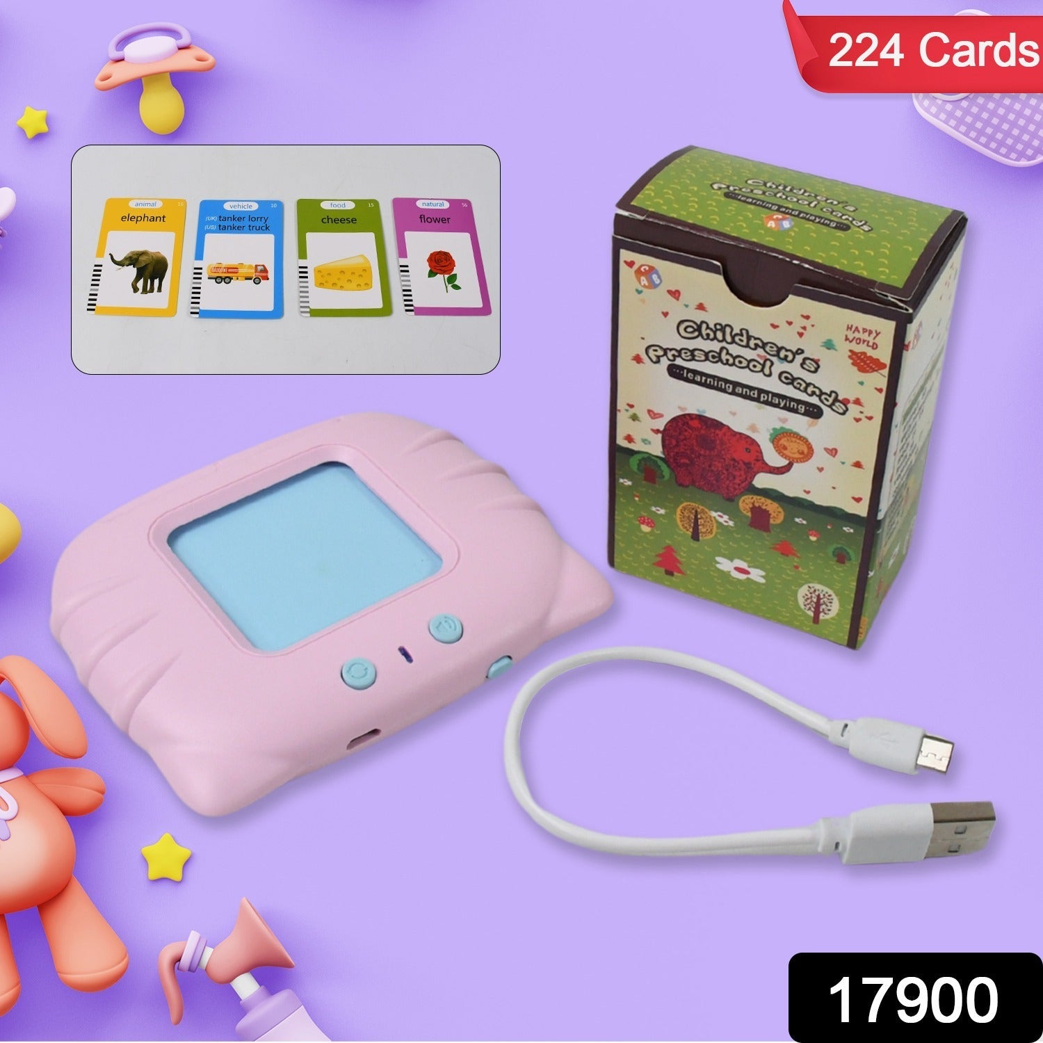 Preschool Learning Toys – English Flash Cards for Kids | Boardoria Secondary image