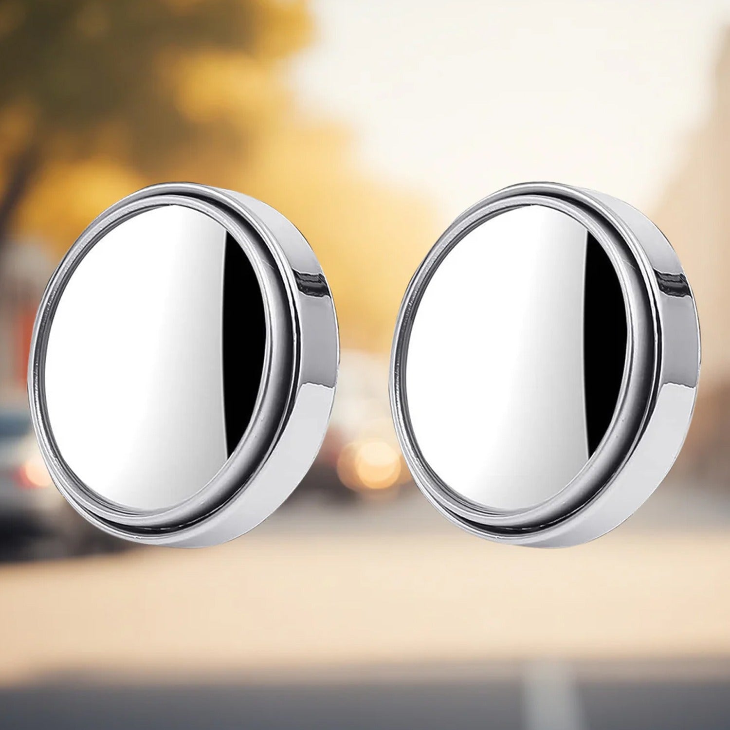 Blind Spot Mirrors for Car – Easy Stick-On Attachment for Safer Driving Secondary image