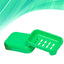 A clean white covered plastic soap case, designed for bathroom use.