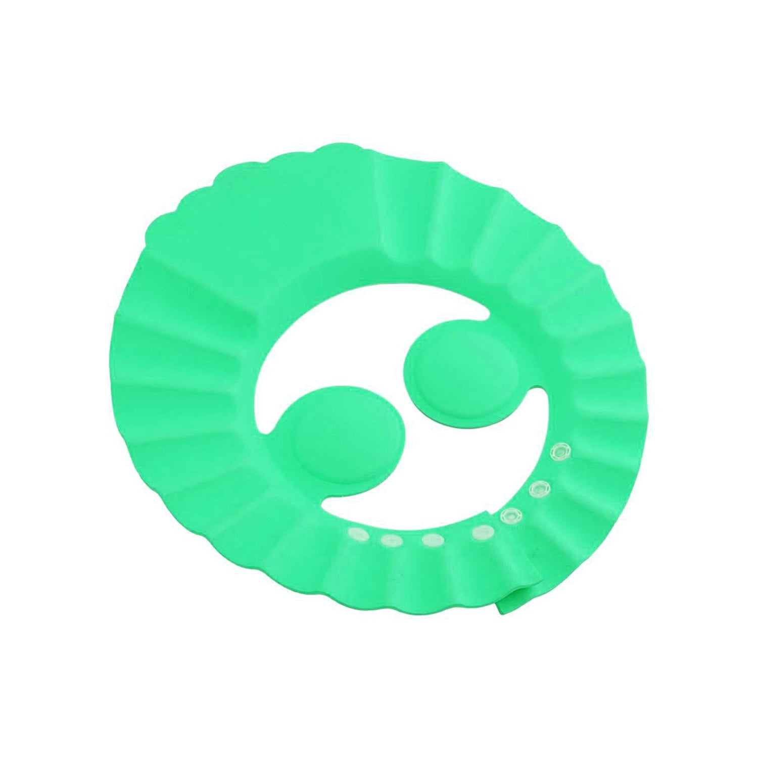 Adjustable Baby Shower Cap – Soft & Safe Eye Protection | Mini Bubbles Secondary image