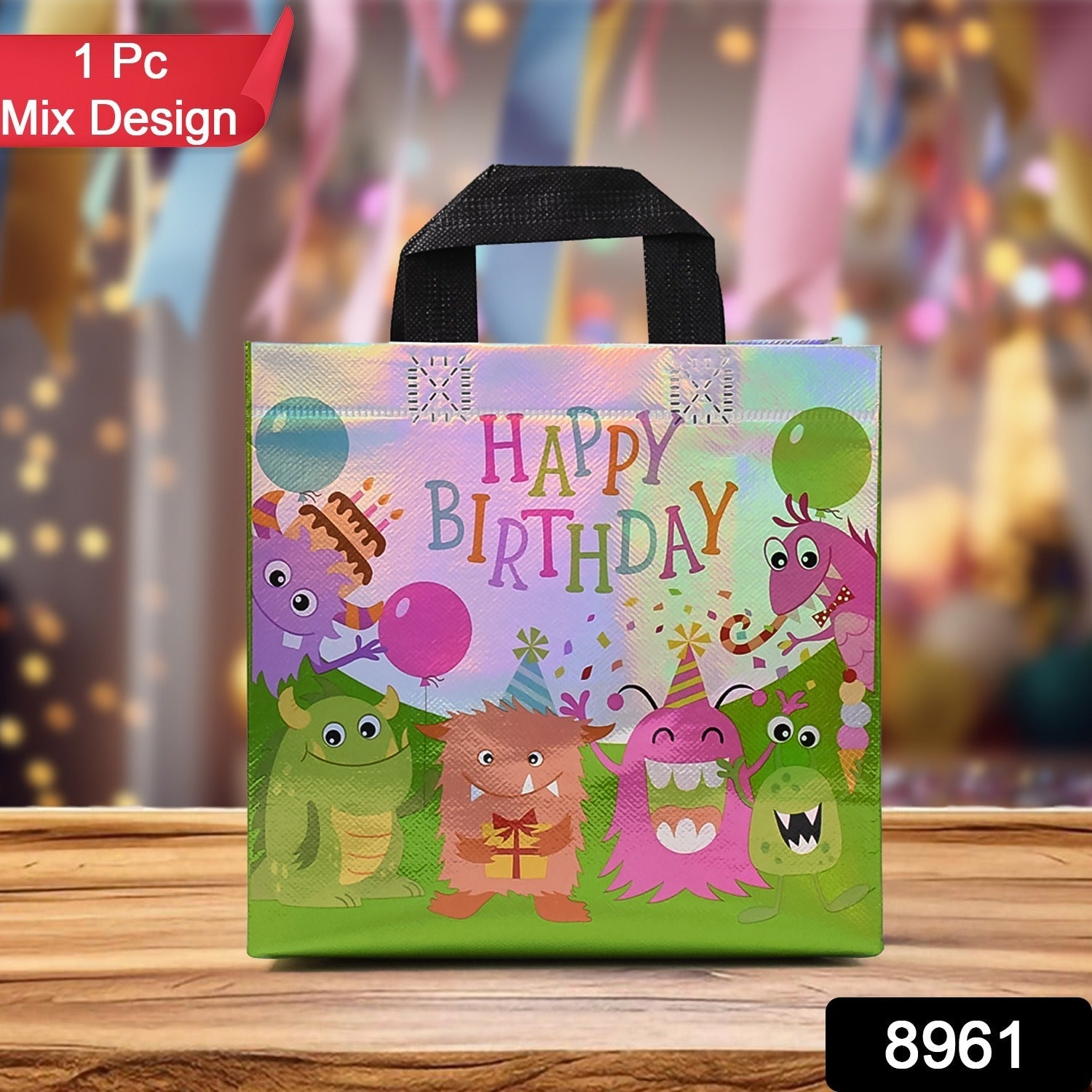 Reusable Birthday Gift Bags – Durable Party Favor Bags with Sturdy Base Secondary image