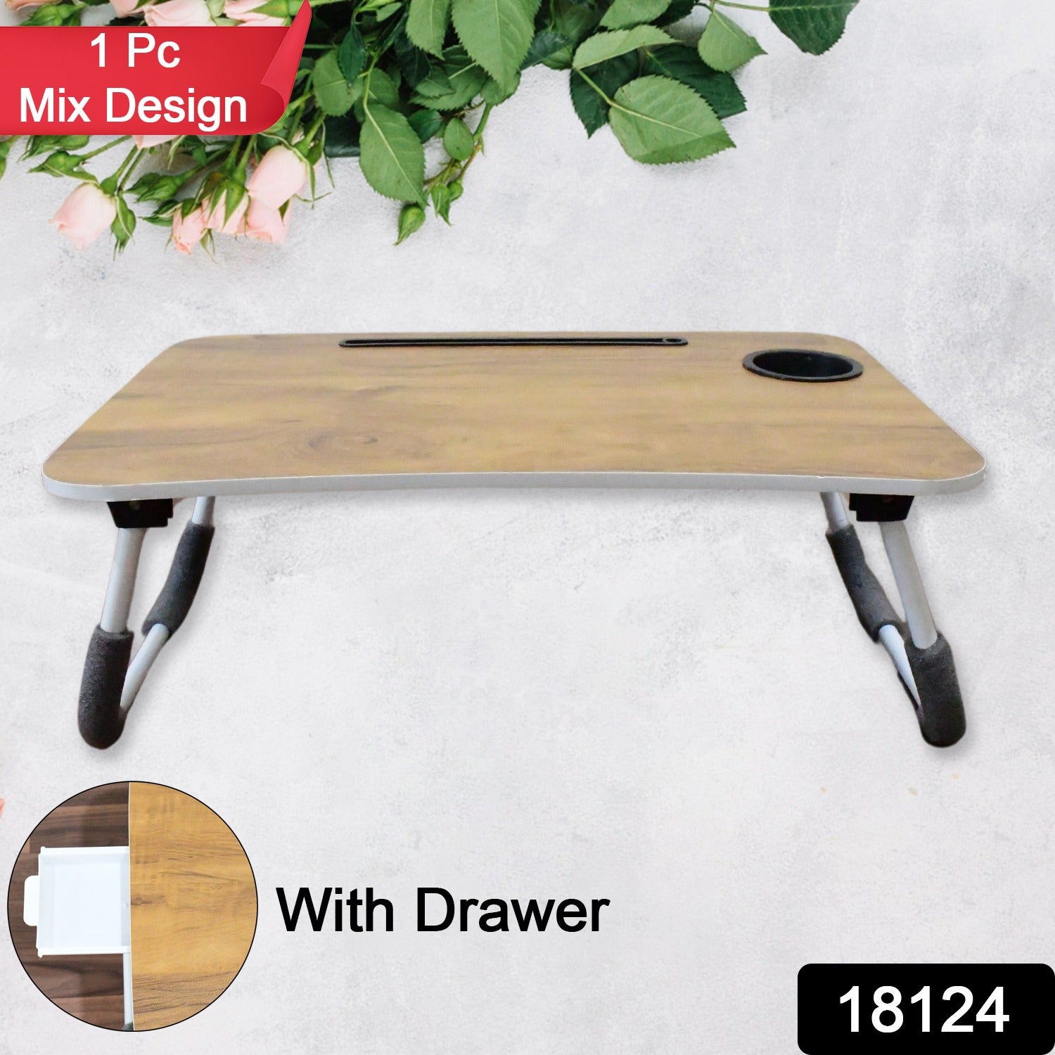 Foldable Laptop Table – Multi-Purpose Desk for Bed & Sofa | Secondary image