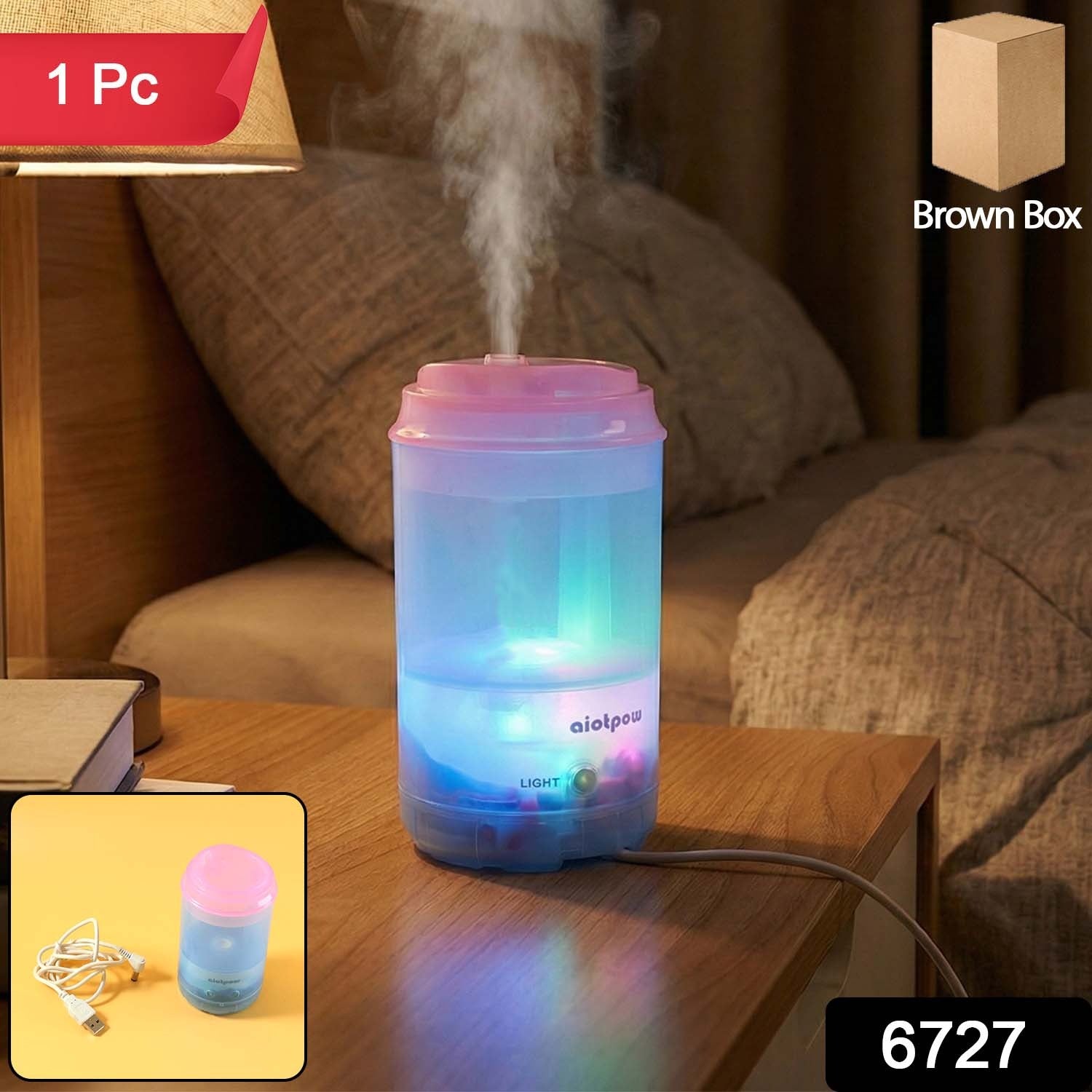 Portable Mini Humidifier – USB Essential Oil Diffuser | VoltDesk Secondary image