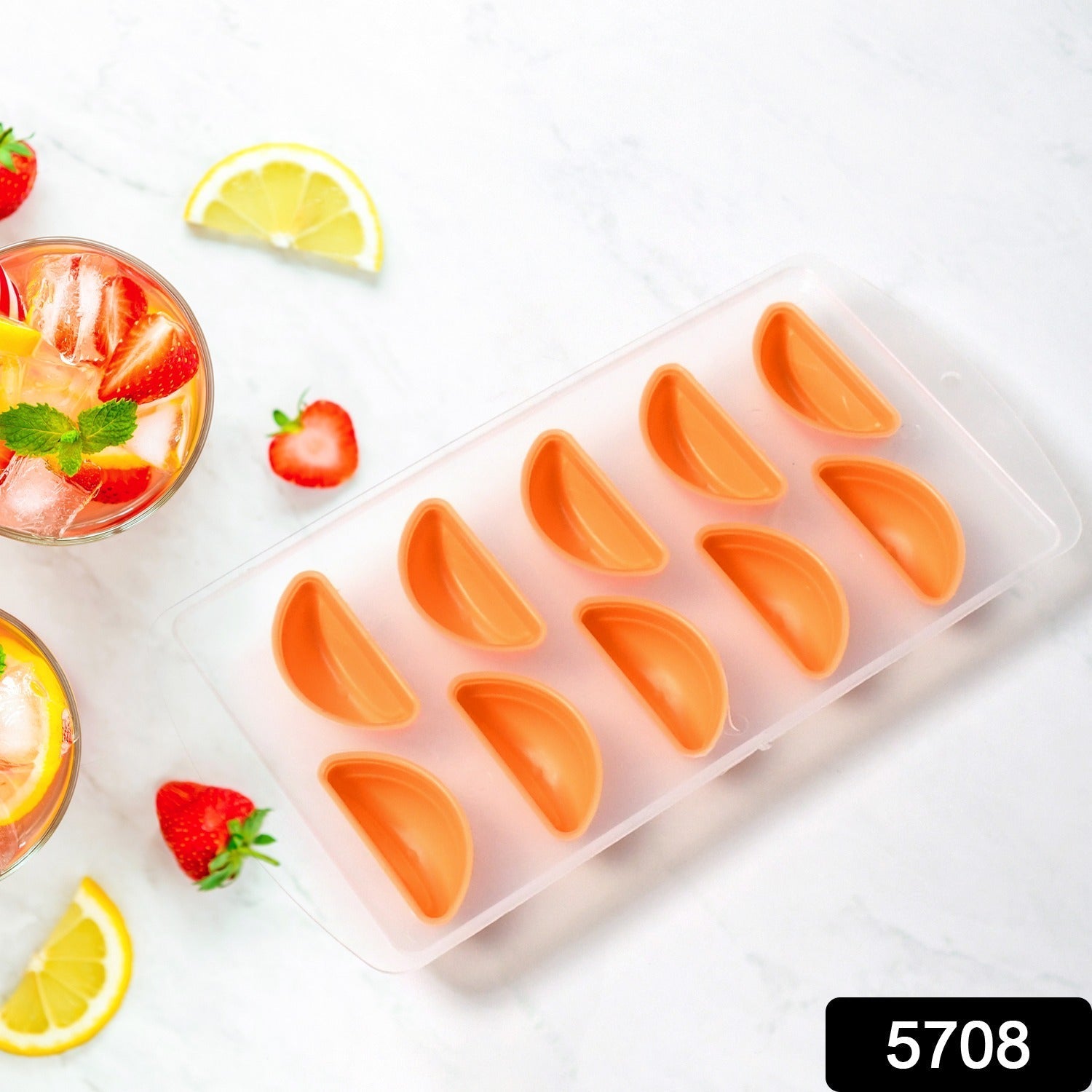 Silicone Fruit Ice Tray – Fun & Easy Release Molds | ChillPour Secondary image