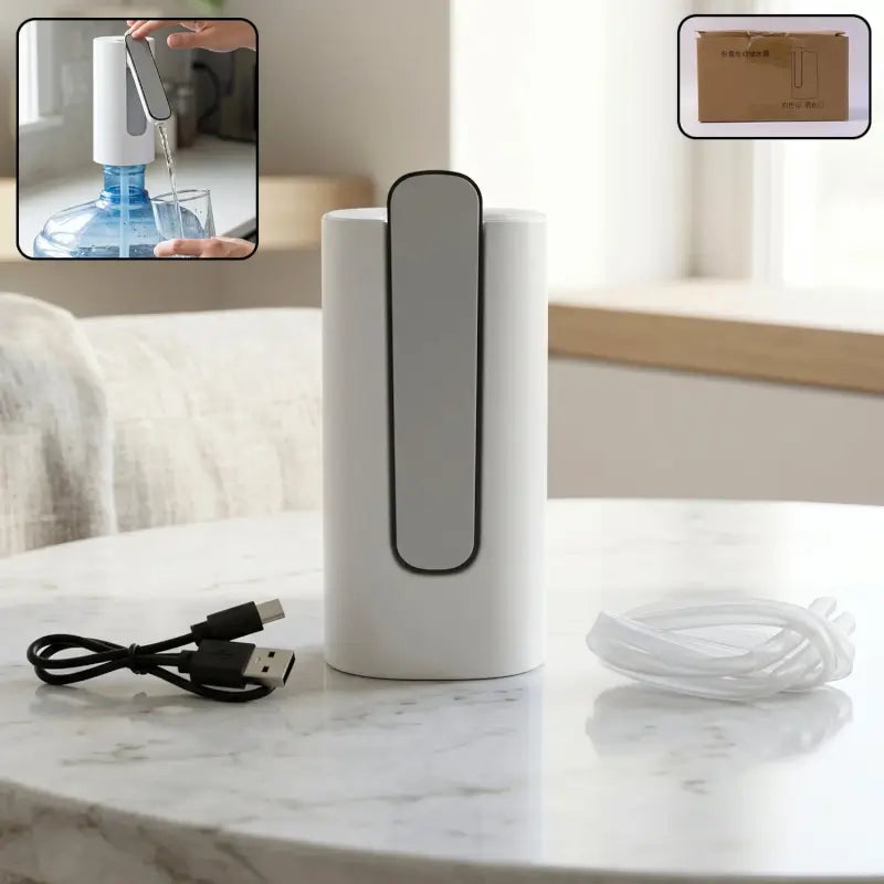 Foldable Electric Water Dispenser Pump – USB Rechargeable Automatic Bottle Water Pump Main image