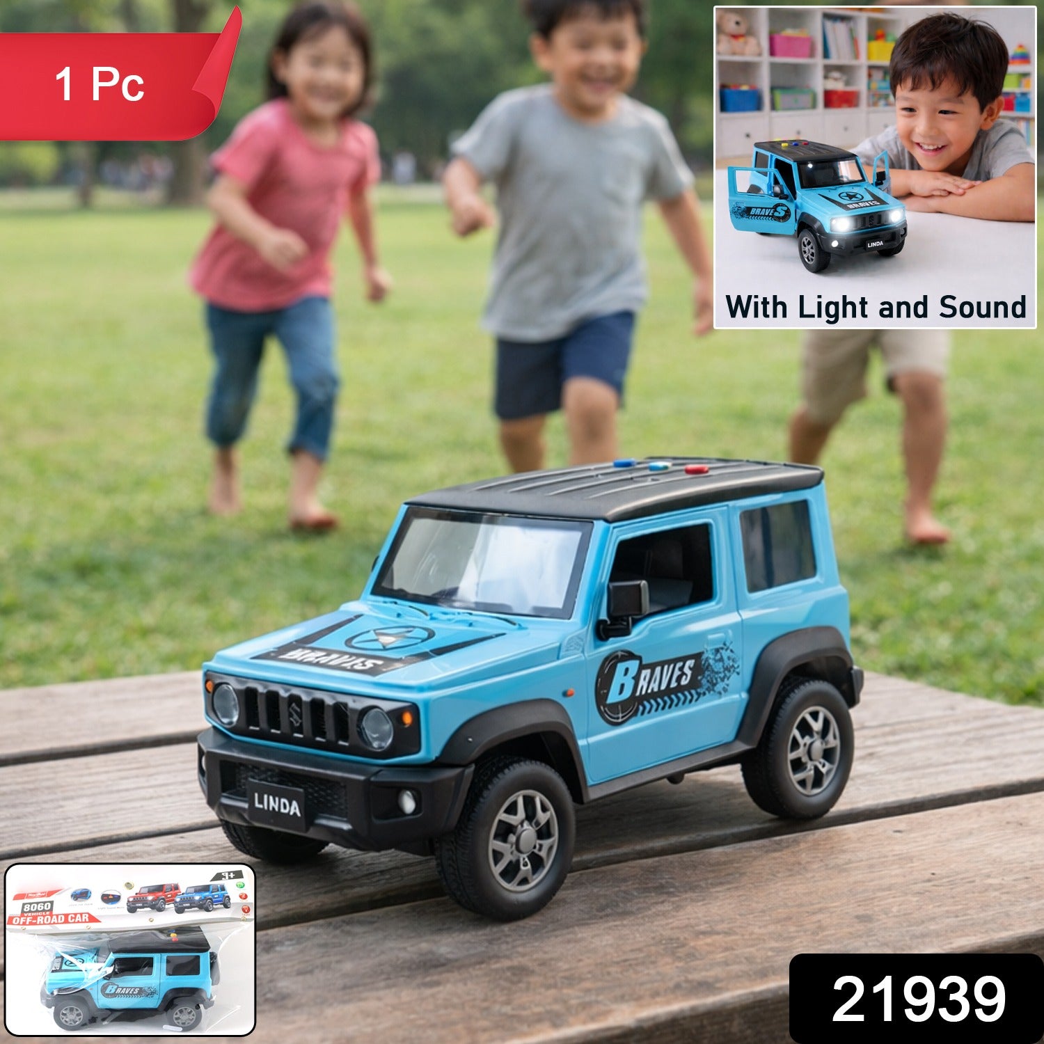Kids Off-Road Toy Car – Rugged & Lighted Adventure Vehicle Secondary image