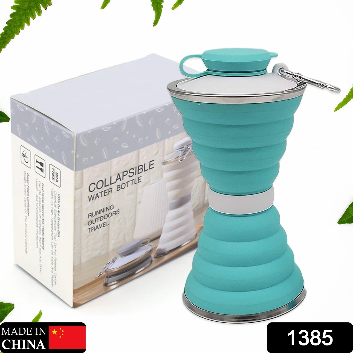 Silicone Collapsible Water Bottle – Leak Proof & Portable | Own Hydrate Secondary image