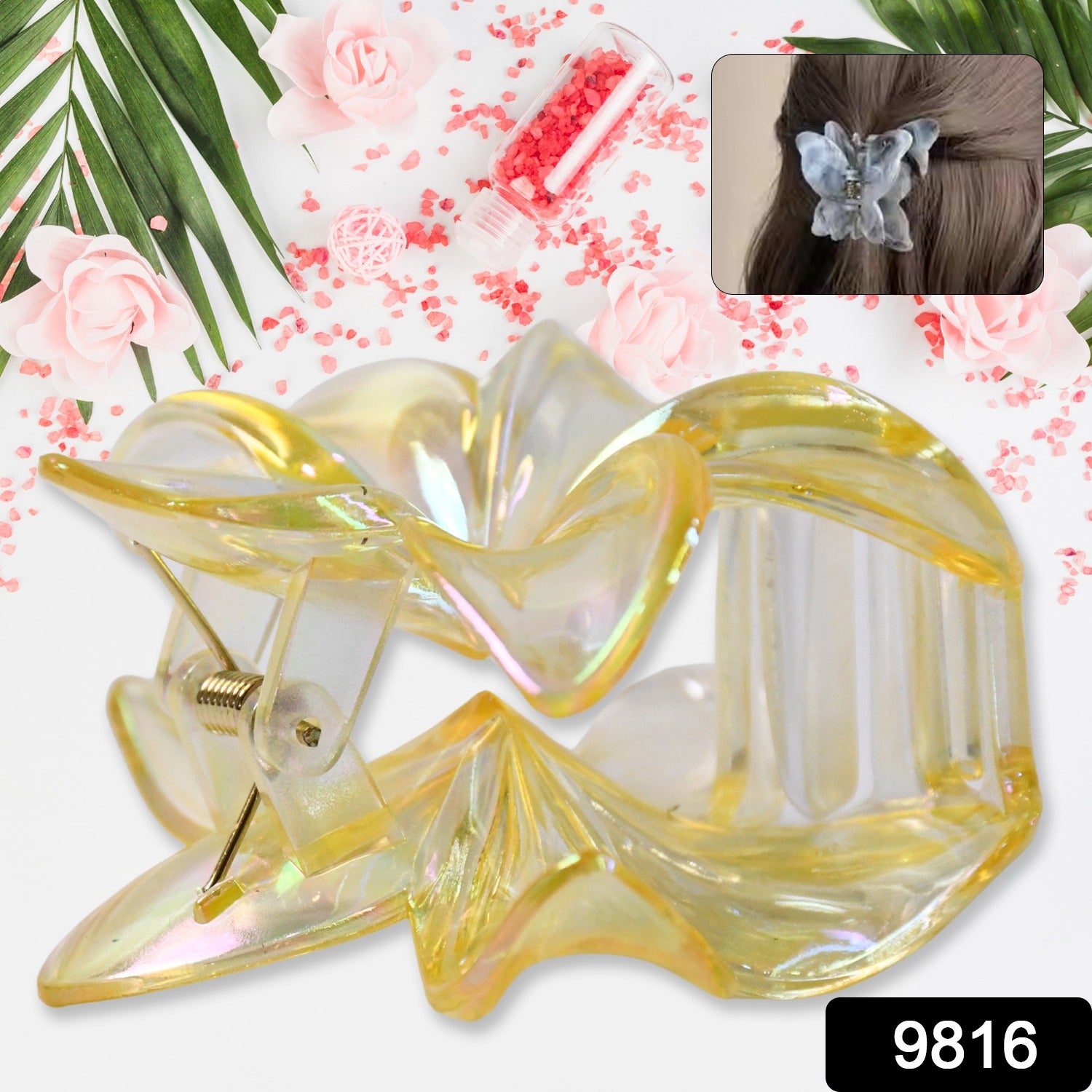 Hair Clamp Grip – Durable Matte Finish for Face Washing Secondary image