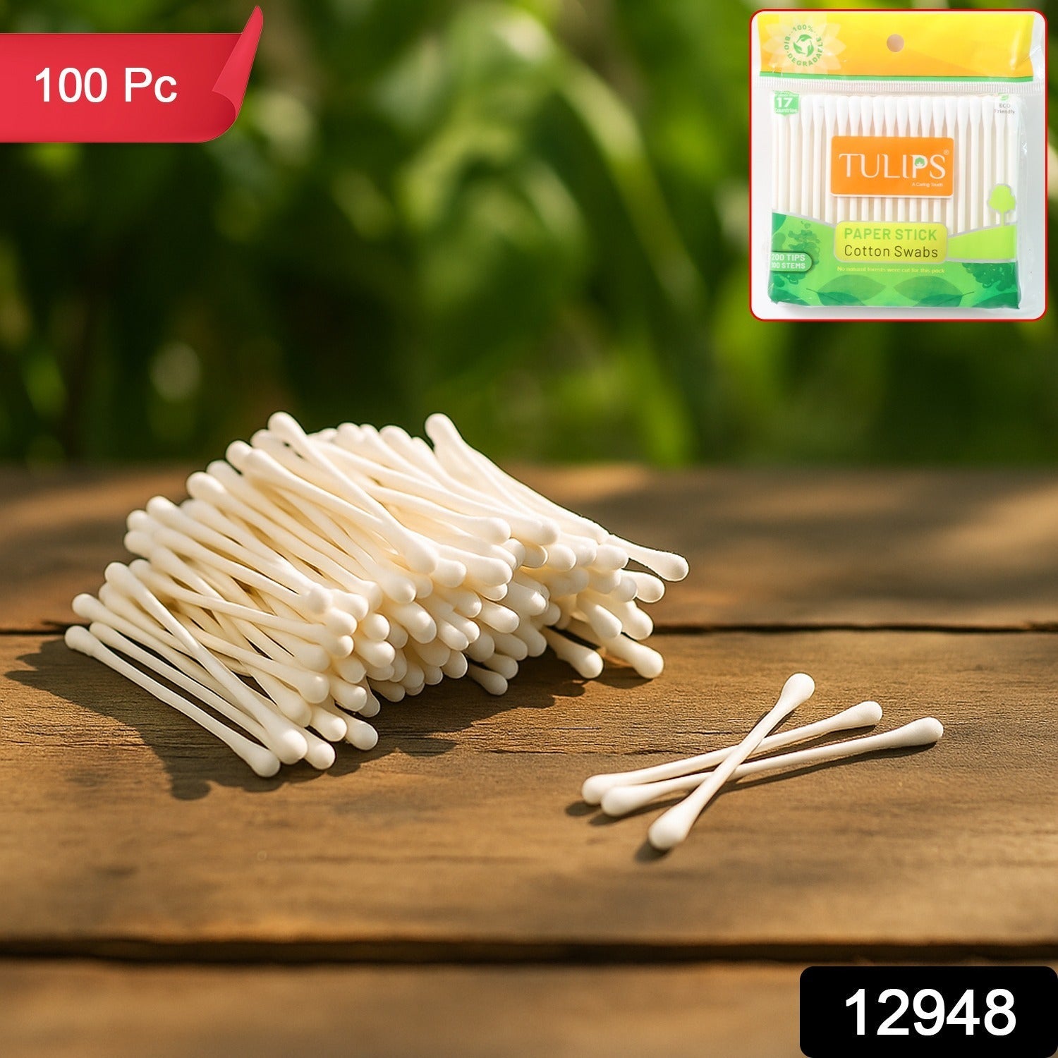 Cotton Swabs Paper Stick – Soft Dual Tips for Grooming & First-Aid Secondary image