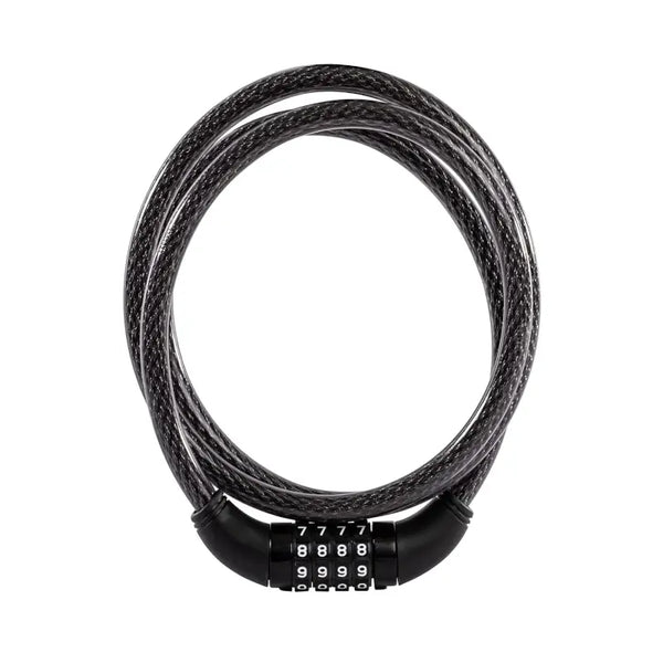 Heavy Duty Multi-Purpose Plastic Combination Lock for Helmet, Bicycles, and More