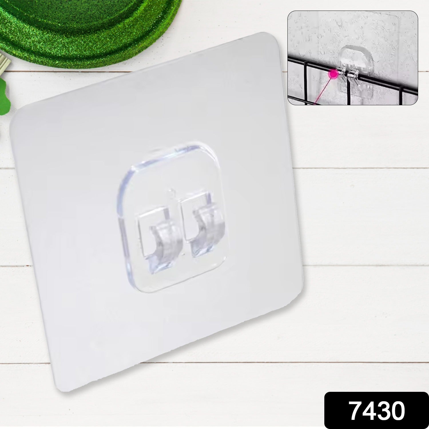 Self-Adhesive Wall Hook – Strong & Waterproof | GlimmerHome Secondary image