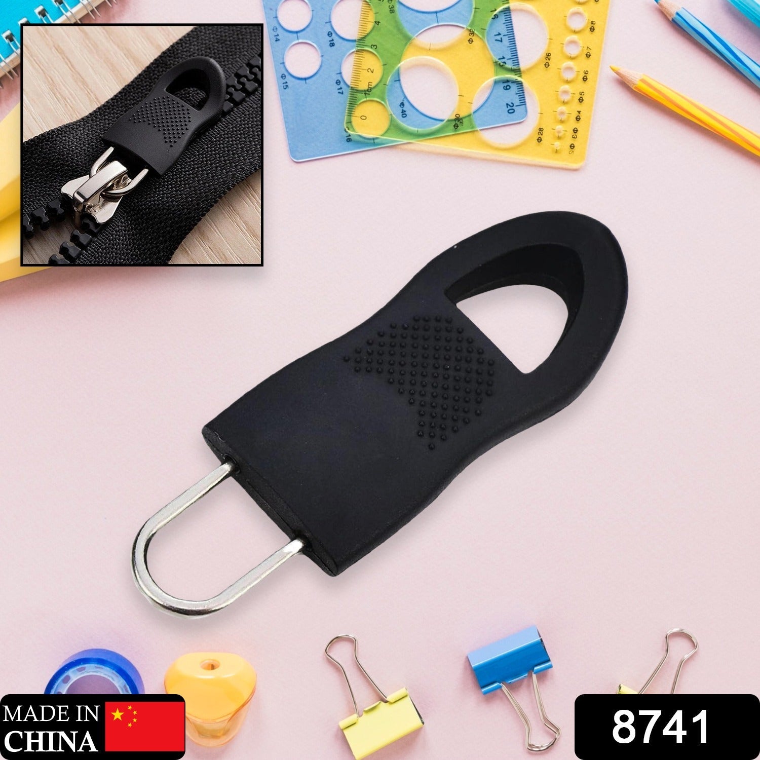 Zipper Pull Tab – Universal Cord Extension Zip Fixer | FERVENT Secondary image