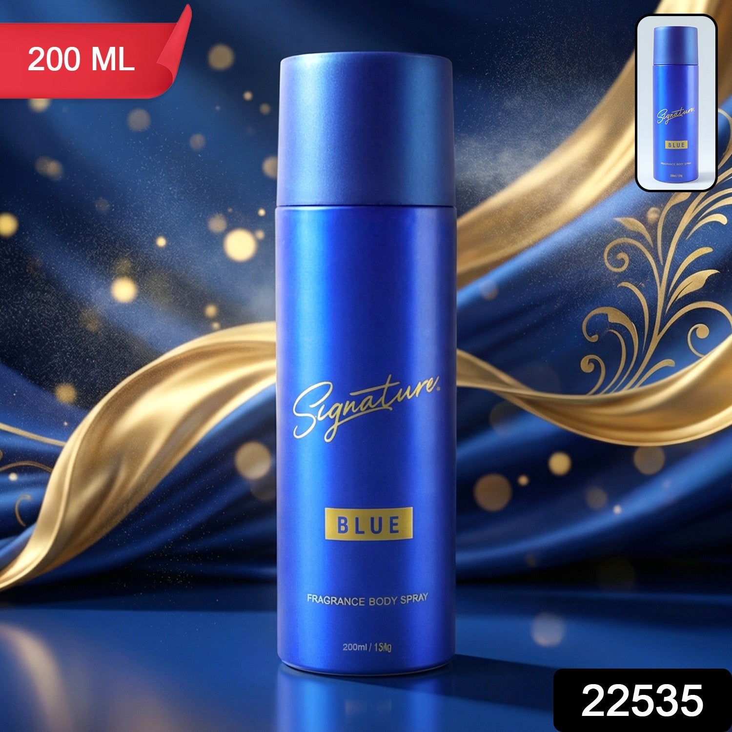 Signature Blue Body Spray – Long Lasting Fresh Masculine Scent Secondary image