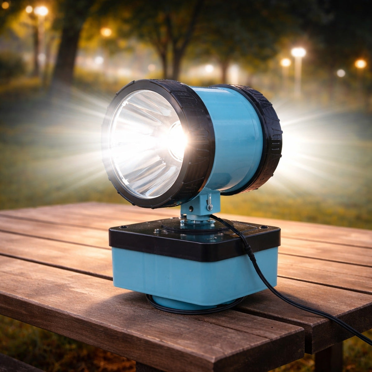 LED outdoor security spotlight for long-range illumination Main image