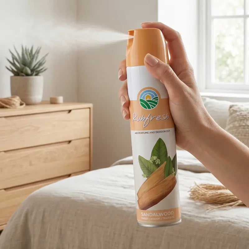 Sandalwood Air Freshener Spray 220ml – Long Lasting Room Fragrance