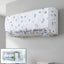 AC Dust Cover, Waterproof Folding Split AC Protector | Velvet Wheels front view for fresh air comfort