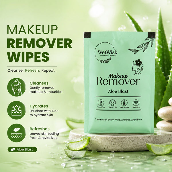 Face cleansing makeup remover wipe for all skin types