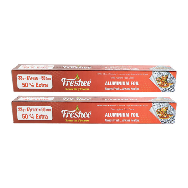 Aluminium foil lined roll for easy tearing and kitchen use