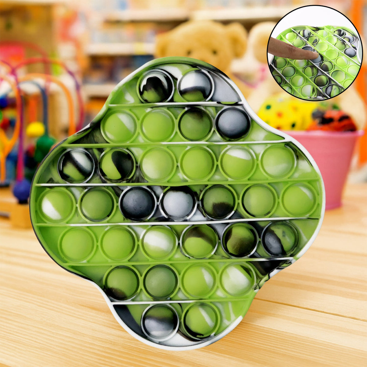 Cloud-shaped silicone pop it fidget toy for sensory stress relief Main image