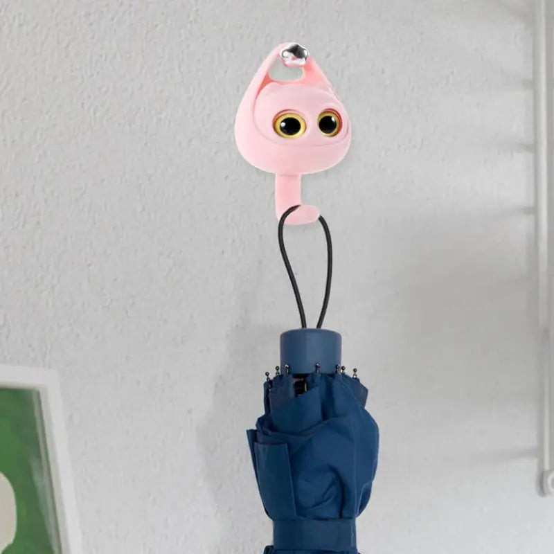Cute Cat Self-Adhesive Wall Hook – No Drill Waterproof Sticky Hook for Keys, Towels, Bags & Home Organization
