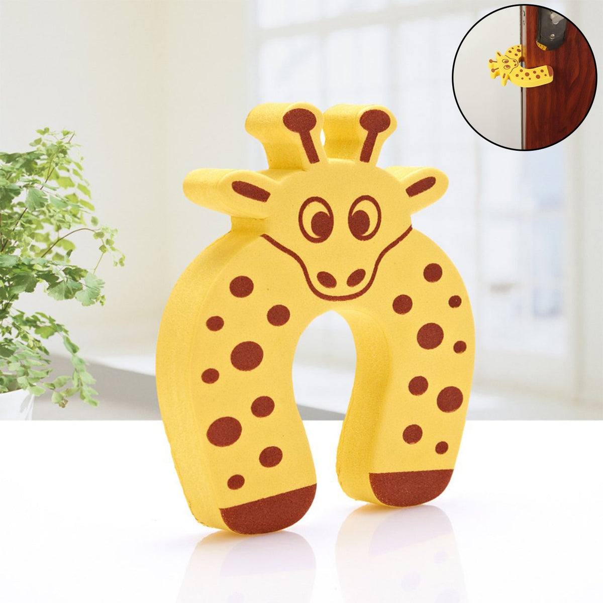 Durable door stopper on a clean white background, ready for use. Main image