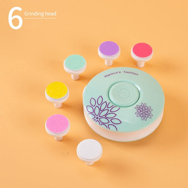 Quiet operation of electric baby nail file for peaceful nail care