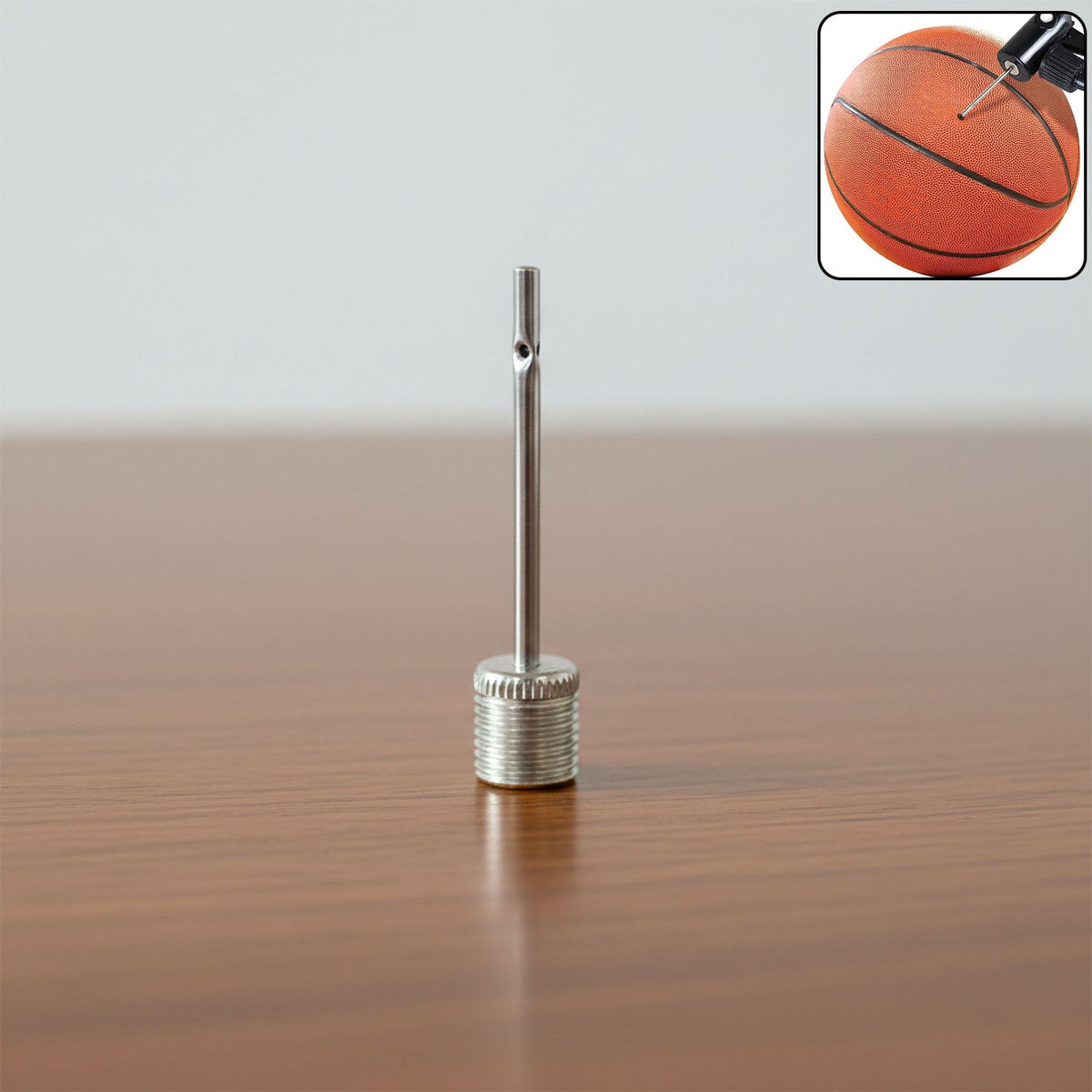 Stainless steel ball pump needle adapter for sports ball inflation Main image