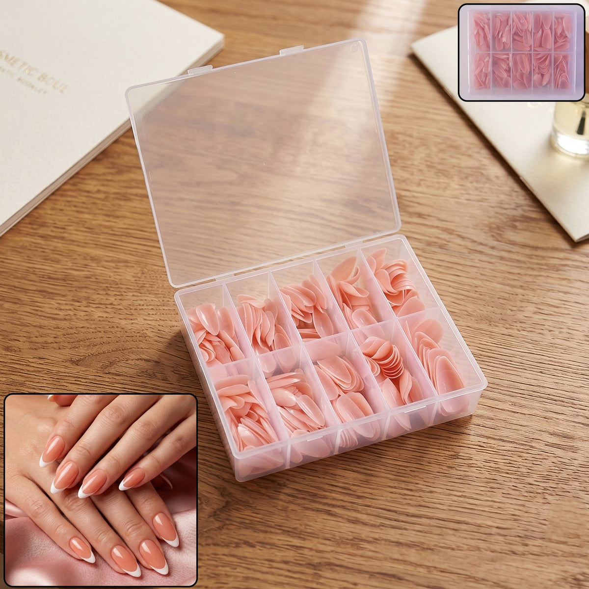 Artificial nail tips set manicure Main image