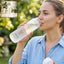 350ml frosted glass water bottle