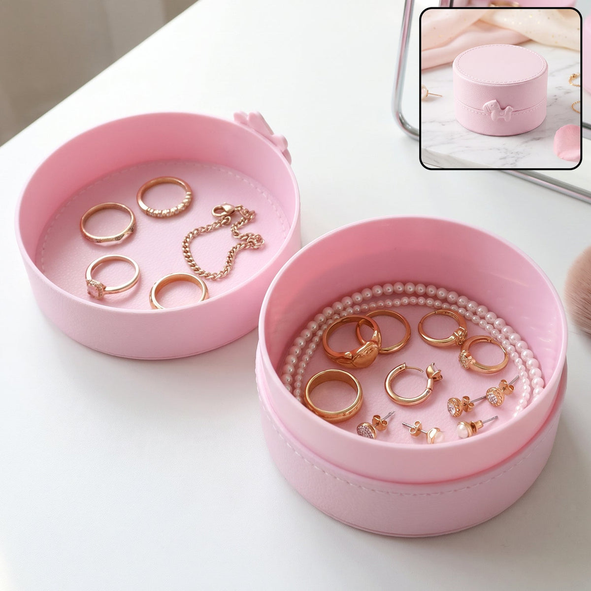 Small round storage box Main image