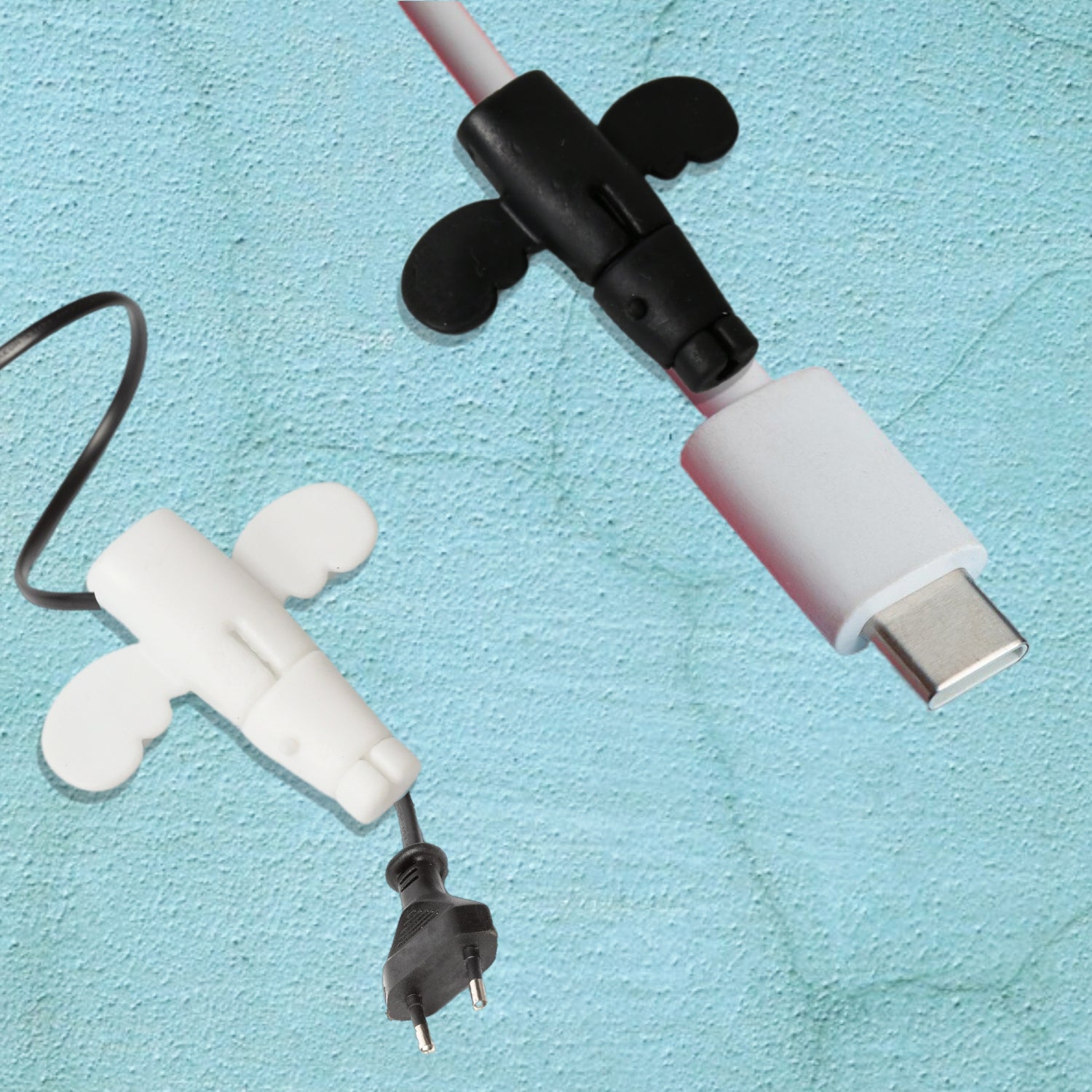 Silicone Cable Protector – Angel Cord Saver & Organizer | WipeTech Secondary image