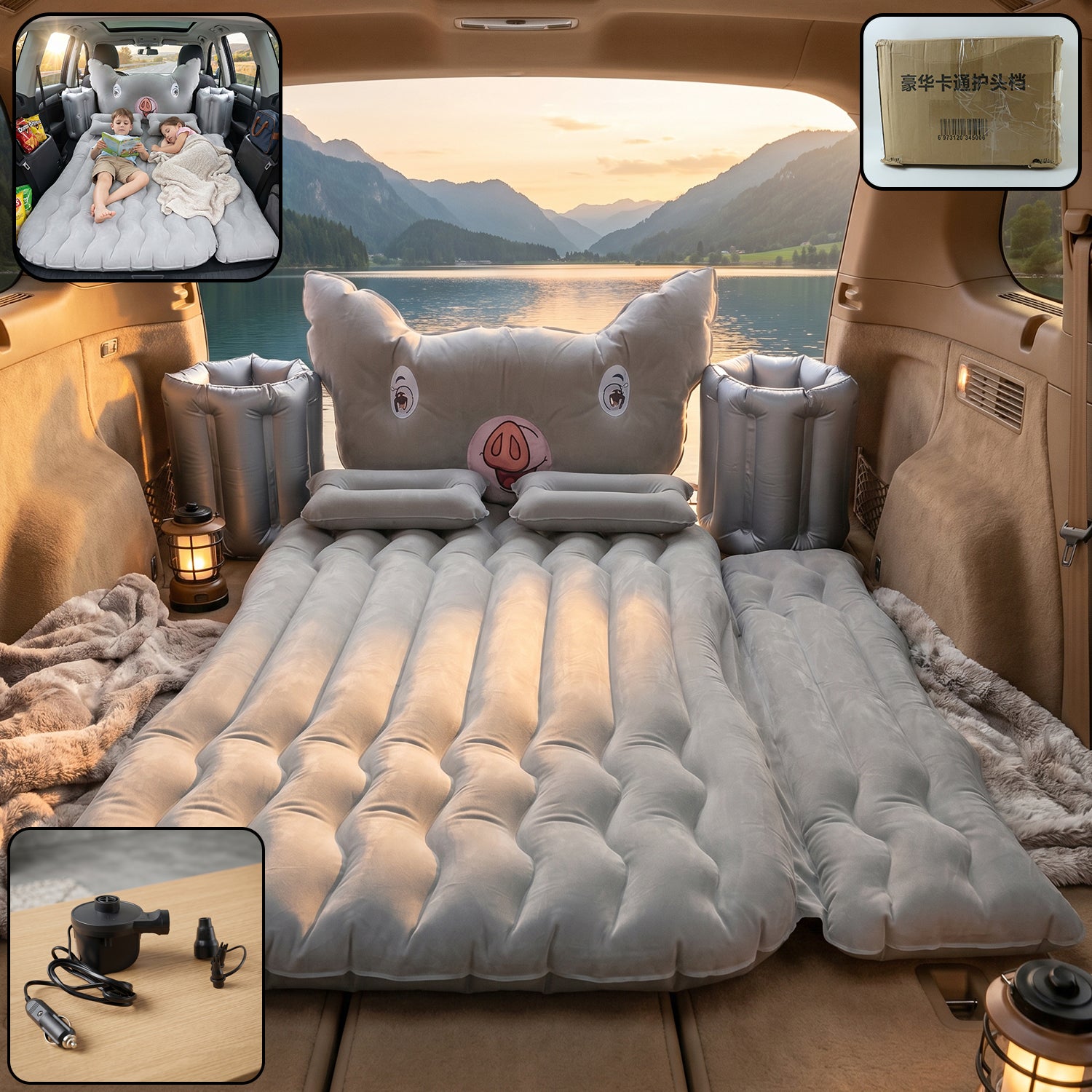 Portable Car Air Mattress – Easy Setup for Road Trips, Car Sofa Secondary image