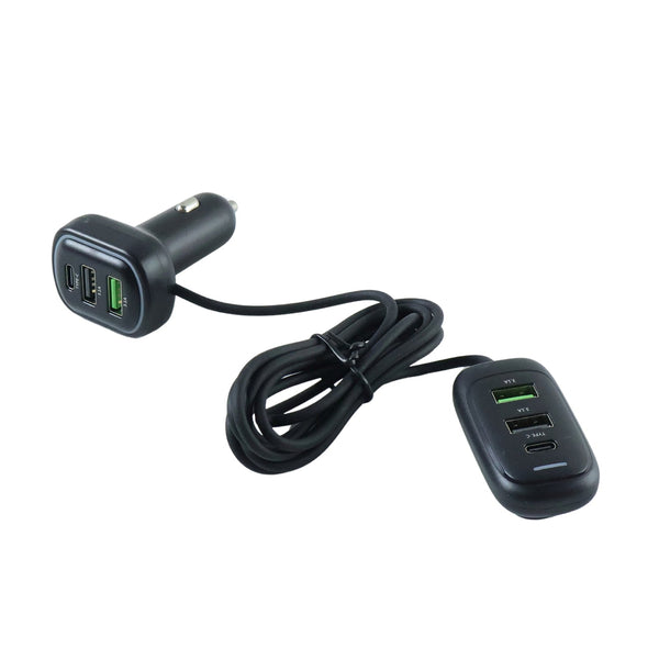 Car charging hub with RGB breathing ambient light