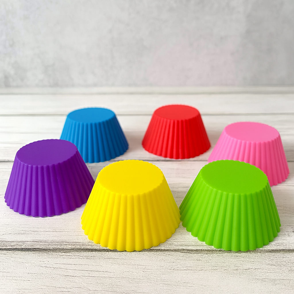 Silicone Cupcake Mold Set – 6 Food-Grade Flexible | Bake & Dwell Secondary image