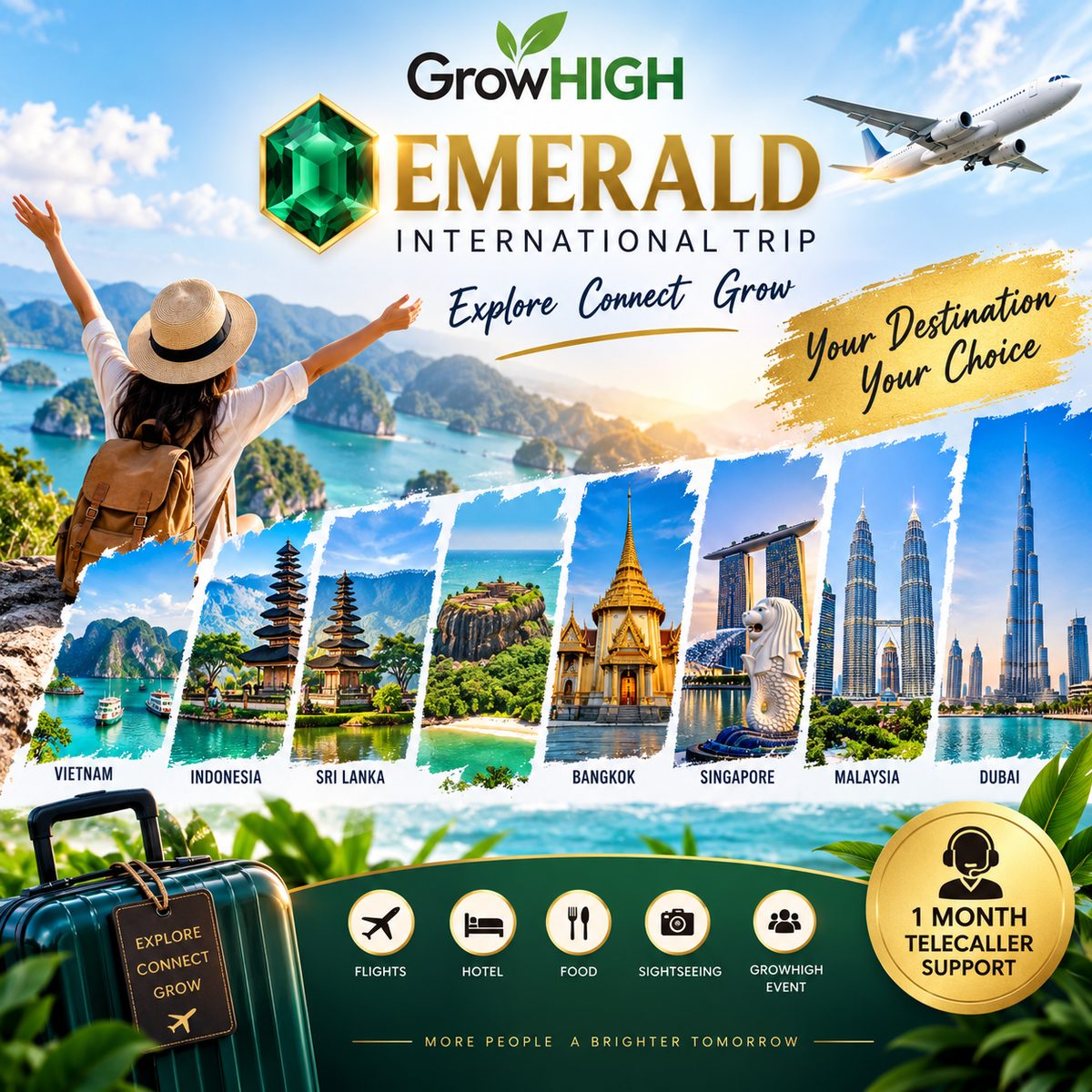 GrowHIGH Emarald International Trip Main image