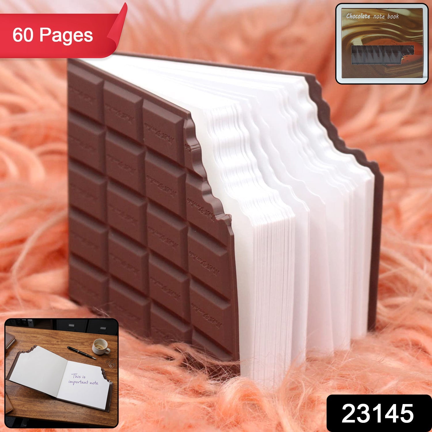 Chocolate-Shaped Notebook – Cute Creative Gift for Kids & Adults Secondary image